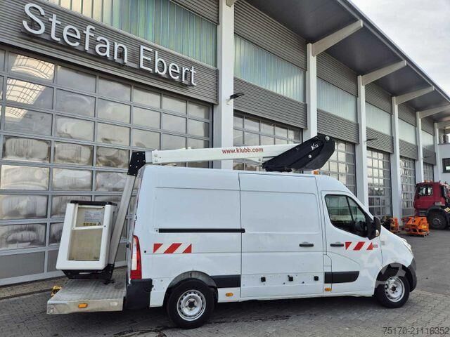 Podnośnik koszowy na samochodzie ciężarowym Renault Master 2.3 dCi / KLUBB K32, 12,5m
