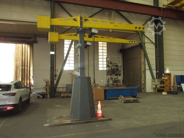 Grue pivotante Grue pivotante à colonne Grue mobile Kaltenbach WKSL Drehkran Hallenkran Kran mobiler Schwenkkran 600KG 3,1m Kettenzug