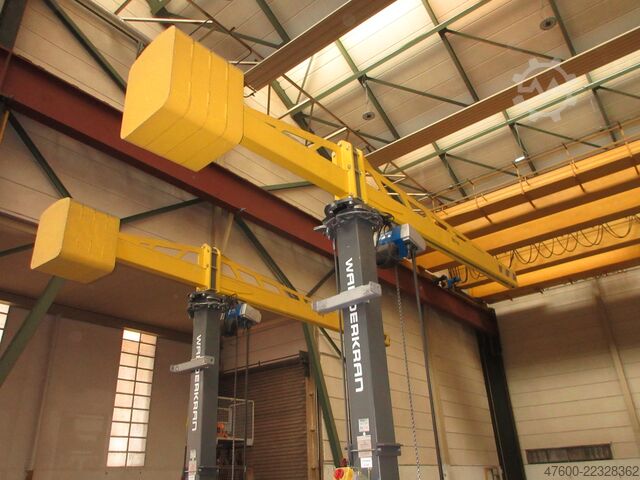 Grue pivotante Grue pivotante à colonne Grue mobile Kaltenbach WKSL Drehkran Hallenkran Kran mobiler Schwenkkran 600KG 3,1m Kettenzug