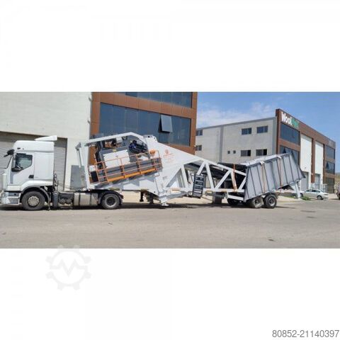 Betonmixinstallatie Polygonmach mobile 60m3/hour concrete batching plant
