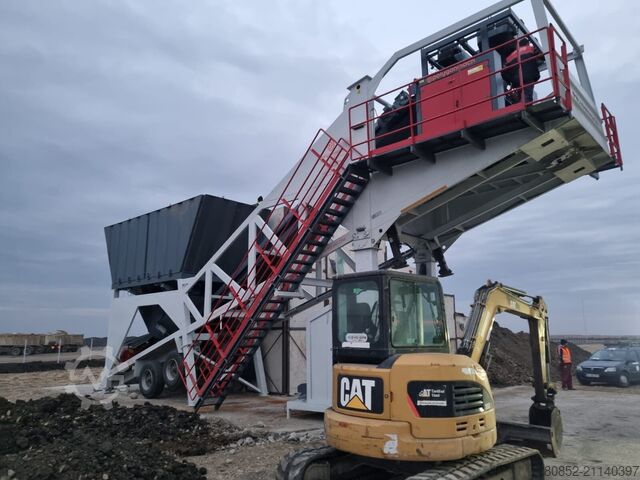 Betonmixinstallatie Polygonmach mobile 60m3/hour concrete batching plant