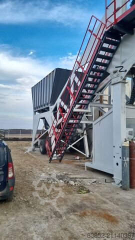 Betonmixinstallatie Polygonmach mobile 60m3/hour concrete batching plant
