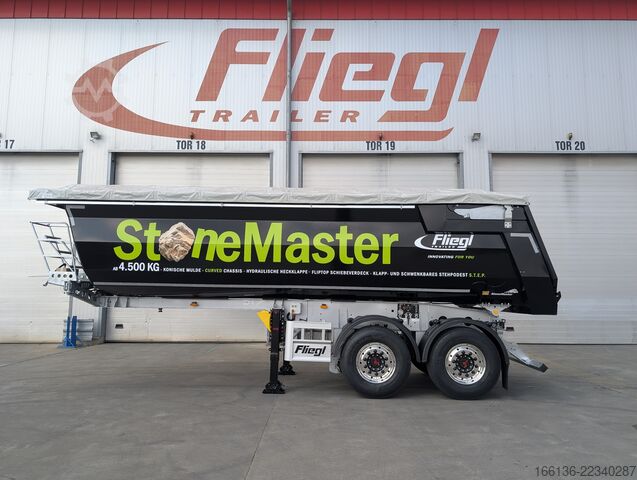 Kippers oplegger FLIEGL 2-Achs Stone Master 27m³ Stahlkipper