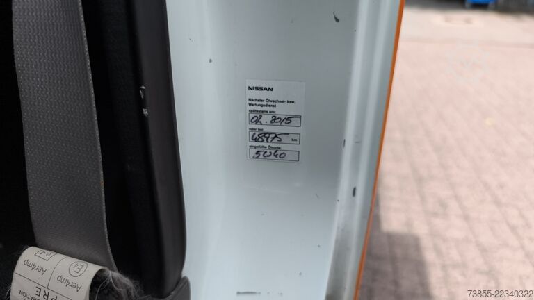 Platforma za rad iz vazduha postavljena na kamione Nissan Cabstar France Elevateur Topy 100-1