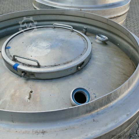 800 liter container gemaakt van V2A  