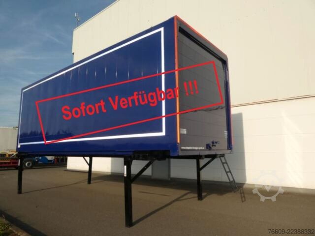 Prikolica sa zamjenjivim sandukom KRONE Heck Alu.- Rolltor