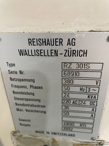 Machine de rectification d'engrenages Reishauer RZ 301 S