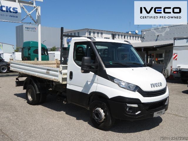 Driezijdige kipper bestelwagen IVECO Daily 70C18K Meiller-Dreiseitenkipper, Klima
