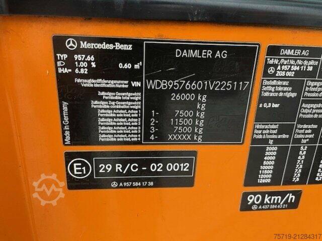 Śmieciarka Mercedes-Benz 2633 6x2 Econic Faun RotoPress/EEV