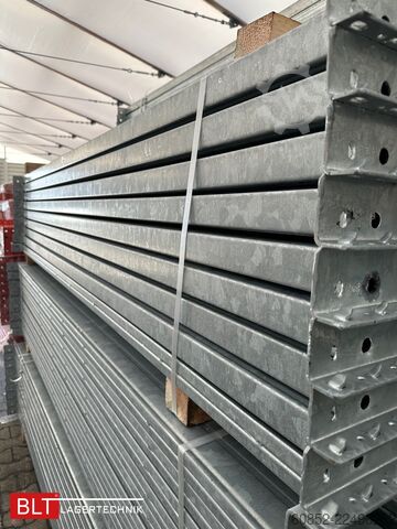 Pallereol 11,2 lfm Palettenregale für Außenbereich H: 4,5m , 3000 kg Fachlast , FVZ