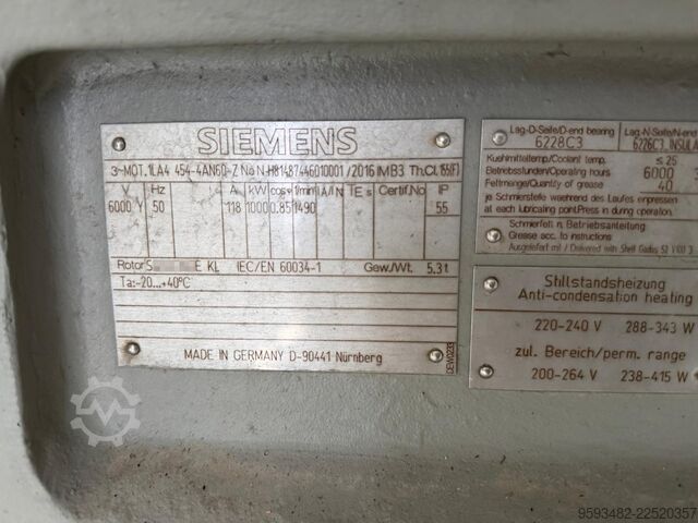 Elektrik motoru Siemens 1AA4 454-4AN60-Z