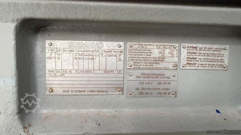 Elektrik motoru Siemens 1AA4 454-4AN60-Z