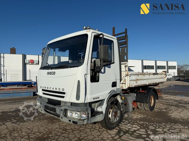 Three-way tipper Iveco 80E18/Meiller Aufbau/Dreiseitenkipper
