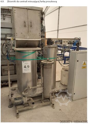 Automatic powder coating system