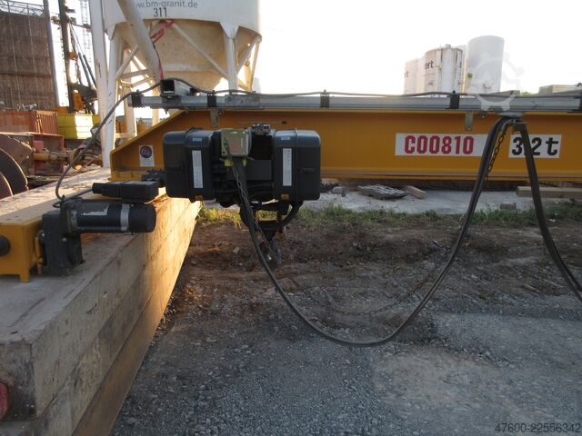 Cranesky crane, overhead crane, crane runway, span 9485 mm KONE Hallenkran Brückenkran Kran 3,2t NL 3200Kg Portalkran Kran 9600mm Hub 6m