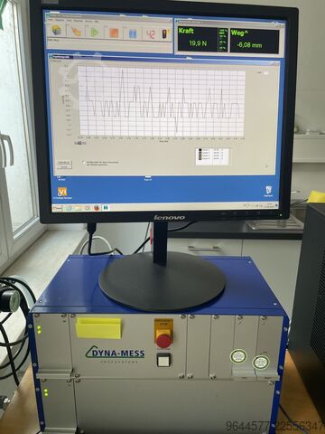 Devir (döngü) test makinesi, sıcaklık odasıyla birlikte Dyna-Mess TP 10 kN HF