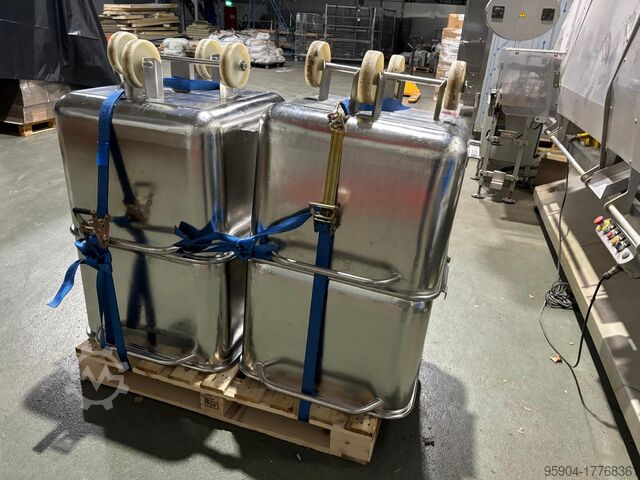 Roestvrijstalen Tote Bins 200 Ltr Nieuw Syspal Tote Bins 200 ltr 200 ltr