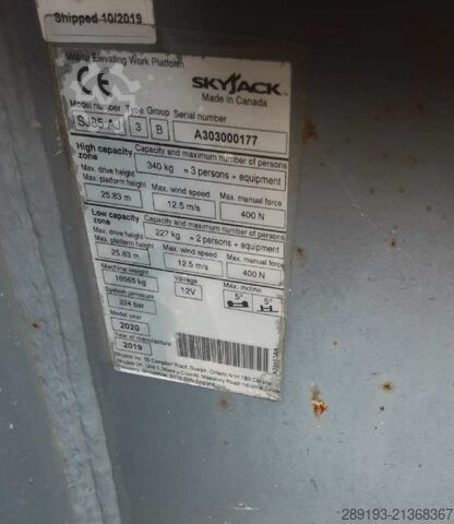 Gelenkteleskopbühne Skyjack SJ 85 AJ Diesel 27,91 m