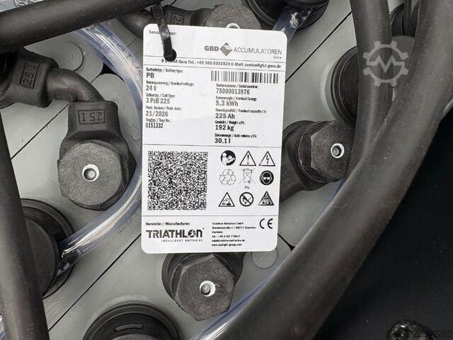 Stivuitor manual Toyota SWE 120 / Akku neu!