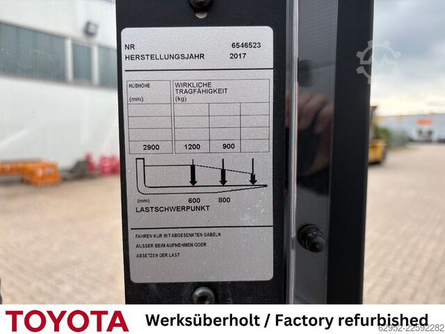 Stivuitor manual Toyota SWE 120 / Akku neu!