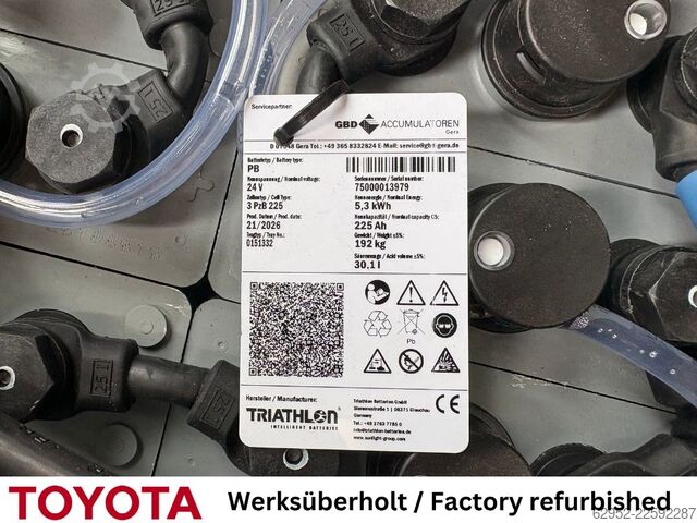 Stivuitor manual Toyota SWE 120 / Akku neu!