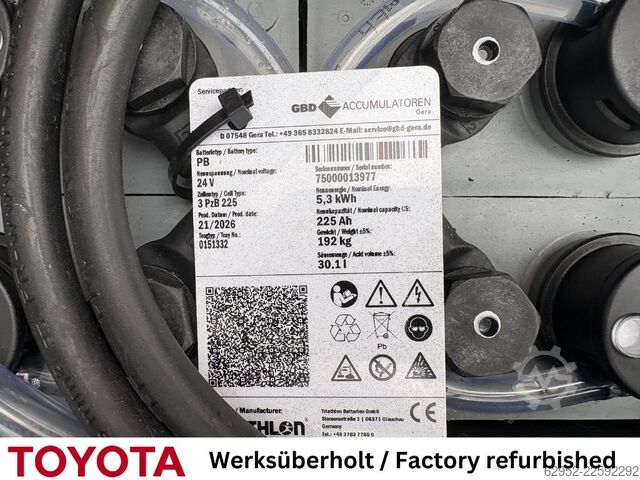 Stivuitor manual Toyota SWE 120 L / Akku neu!