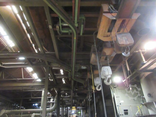 Puente grúa Grúa de nave Grúa de pista Grúa Demag CTI - 7x DH Seilzug Alloy Foundry Einschinenbahn Pfannentransport Kran 7t