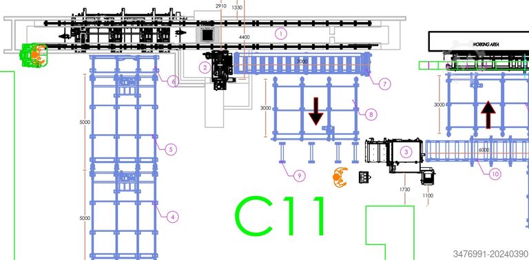 Komplettes Sägewerk (stationär) USTUNKARLI COMPLETE LINE - UTA NH4, UHM120/H, UDKY