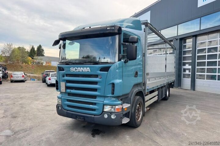 Platós teherautó ponyvával SCANIA R380 4x2