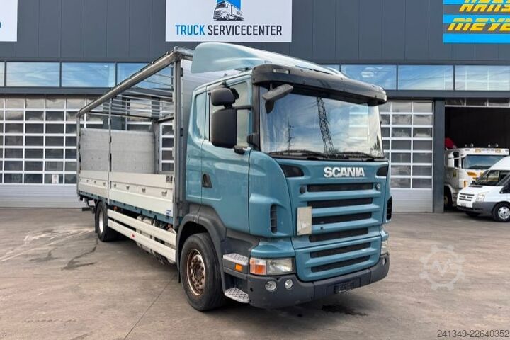 Platós teherautó ponyvával SCANIA R380 4x2