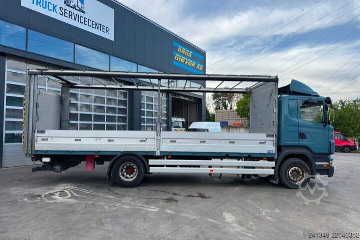 Platós teherautó ponyvával SCANIA R380 4x2
