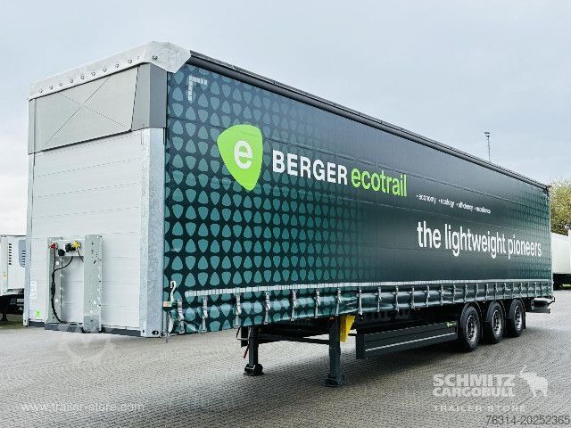 Nyitott ponyvás félpótkocsi Berger Curtainsider Mega