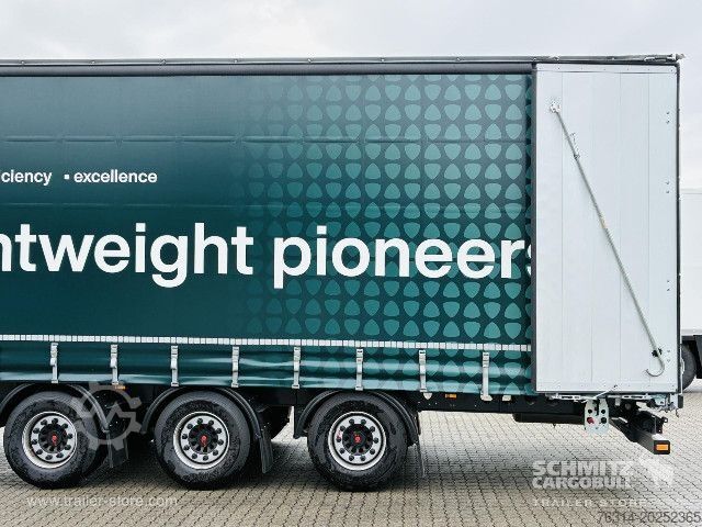 Nyitott ponyvás félpótkocsi Berger Curtainsider Mega