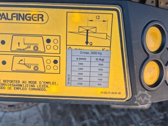 Mala Mercedes-Benz Atego 1223 L LBW 2.000kg Tür Spoiler Klima