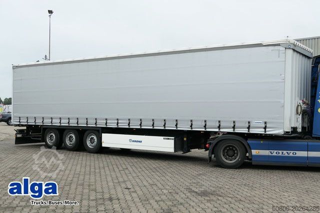 Open oplegger met zeil KRONE SDP 27 eLB50-CS Pro,Alu-Bretter,Edscha,Luft-Lift