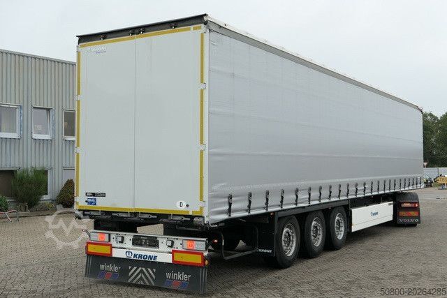 Open oplegger met zeil KRONE SDP 27 eLB50-CS Pro,Alu-Bretter,Edscha,Luft-Lift