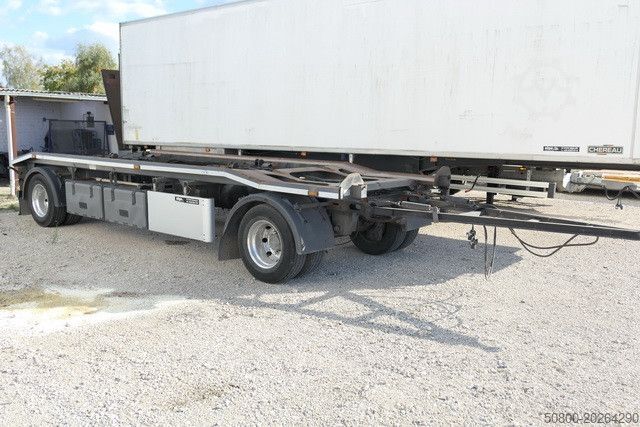 Krokväxelsläp HKM G 18 ZL 5,0, Außenroller 5 bis 7m, Luftfederung