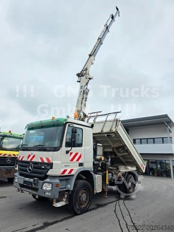 Kipper LKW MERCEDES-BENZ Actros 1841 / 4X4 ALLRAD /16m Atlas 190/ Meiller