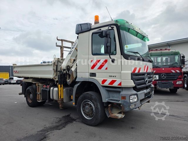 Kipper LKW MERCEDES-BENZ Actros 1841 / 4X4 ALLRAD /16m Atlas 190/ Meiller