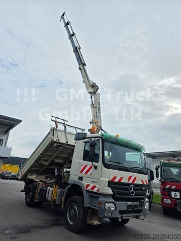 Dreiseitenkipper LKW MERCEDES-BENZ Actros 1841 / 4X4 ALLRAD / Atlas 190 / Meiller