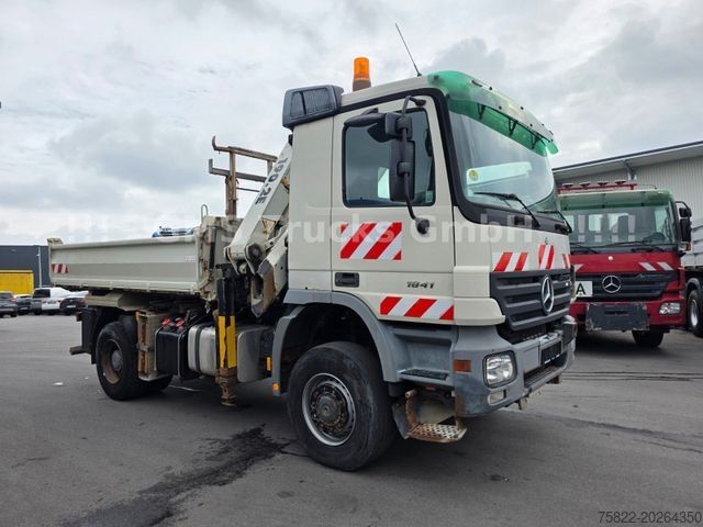 Dreiseitenkipper LKW MERCEDES-BENZ Actros 1841 / 4X4 ALLRAD / Atlas 190 / Meiller