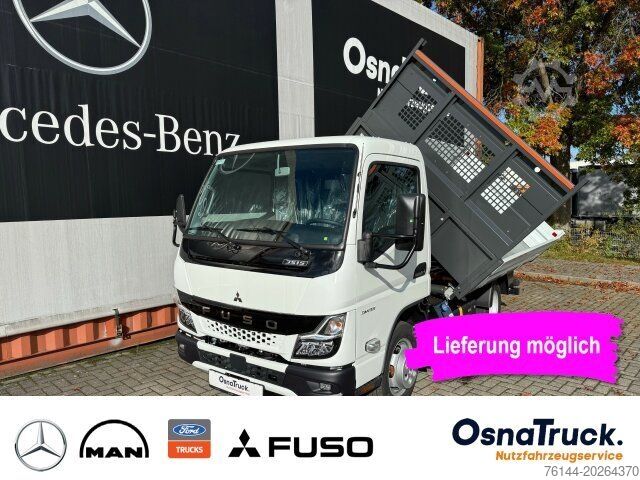 Fourgon benne basculante FUSO 3S15 AMT 3-Seitenkipper Klima,AHK 3,5t,Diff.-Sp.