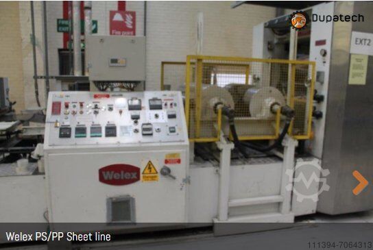 WELEX PS/PP-PLATTENLINIE Welex PS/PP Sheet line