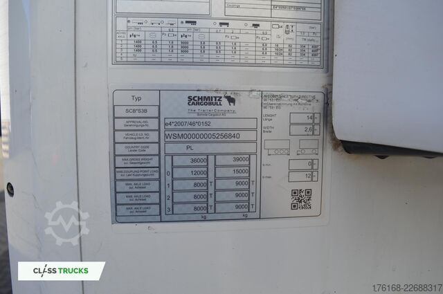 Chladírenský návěs SCHMITZ CARGOBULL SKO FP 60 ThermoKing SLXi 300