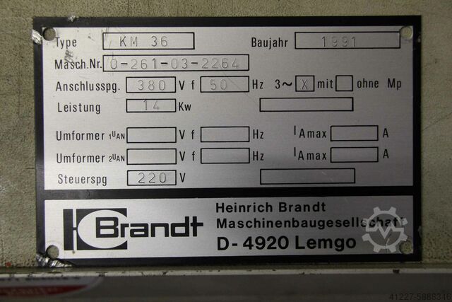 Afboenapparaat Homag Brandt verstellbar