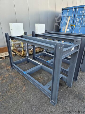 Keretszerkezet/acélváz/szivattyúkeret Oerlikon Leybold Vacuum GmbH (RUTA 2001 502260)