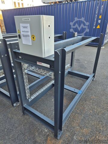 Keretszerkezet/acélváz/szivattyúkeret Oerlikon Leybold Vacuum GmbH (RUTA 2001 502260)