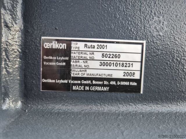 Keretszerkezet/acélváz/szivattyúkeret Oerlikon Leybold Vacuum GmbH (RUTA 2001 502260)