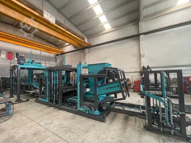Betontömb gyártás, brikett, térkő Constmach BS-20 Concrete Block Making Machine