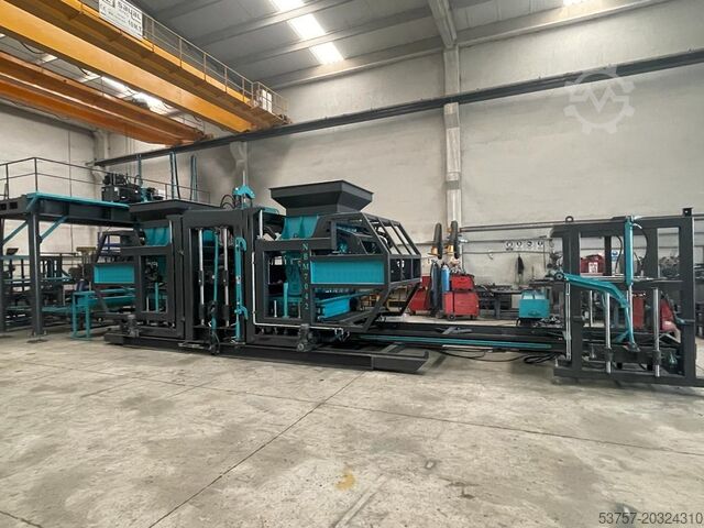 Betontömb - gyártóüzem Constmach Concrete Block Making Machine BS-25